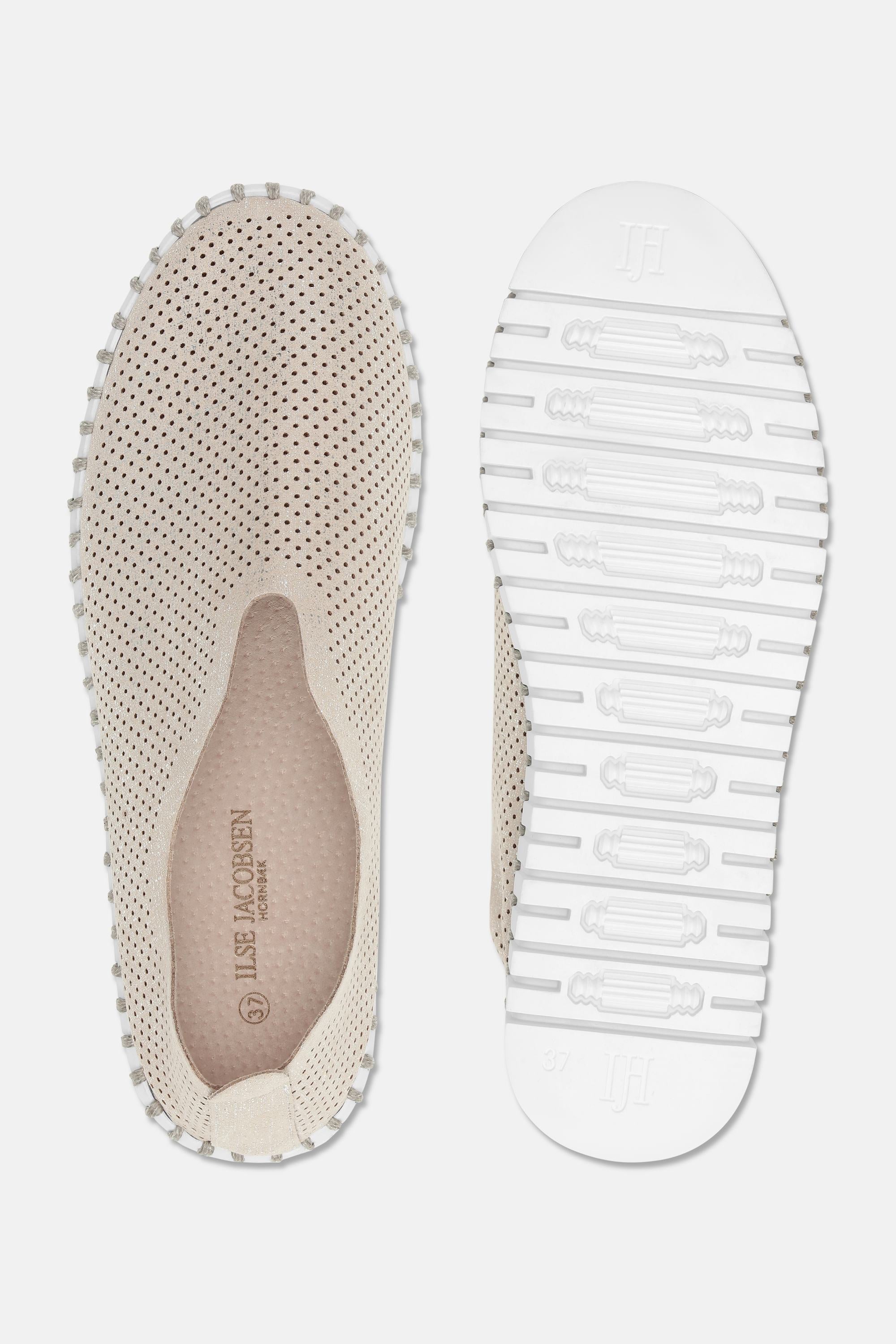 Tulip Zapatos con Plataforma Brillo - Silver White